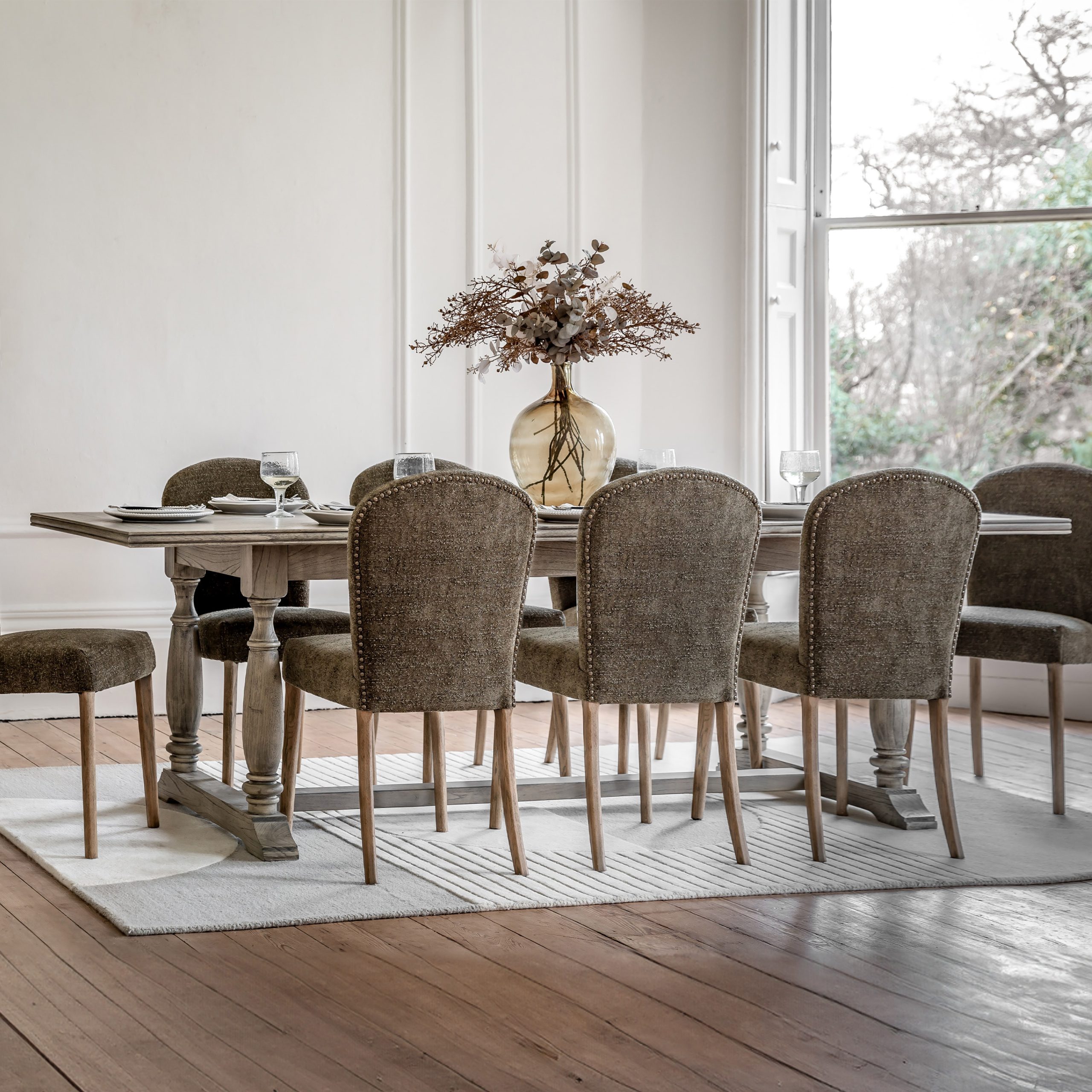 Gallery Direct Mustique Extending Dining Table