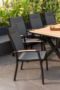 LifestyleGarden Panama 8 Seat Stacking Dining Set   Weathernet | Shackletons