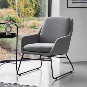 Gallery Direct Funton Chair Light Grey | Shackletons