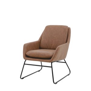 Gallery Direct Funton Chair Brown | Shackletons