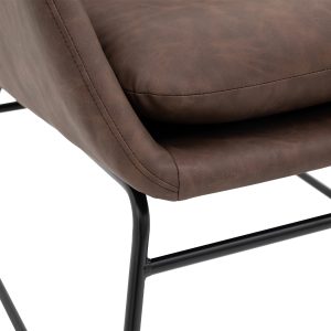 Gallery Direct Funton Chair Brown | Shackletons
