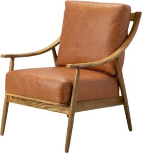 Gallery Direct Reliant Armchair Brown Leather | Shackletons