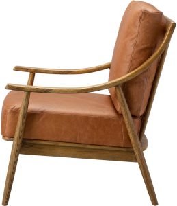Gallery Direct Reliant Armchair Brown Leather | Shackletons
