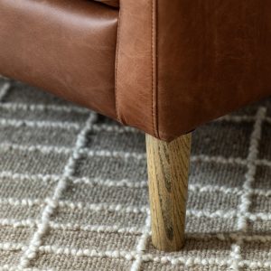 Gallery Direct Osborne Armchair Vintage Brown Leather | Shackletons