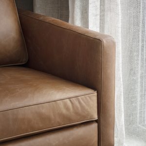 Gallery Direct Osborne Armchair Vintage Brown Leather | Shackletons