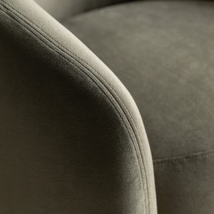 Gallery Direct Curvo Armchair Moss Green | Shackletons