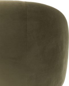 Gallery Direct Curvo Armchair Moss Green | Shackletons
