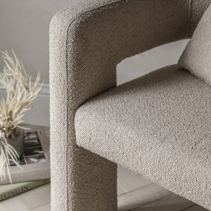 Gallery Direct Arezzo Armchair Taupe | Shackletons
