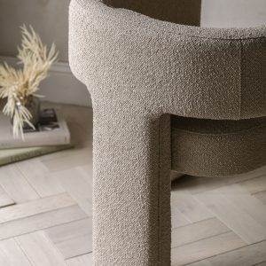 Gallery Direct Arezzo Armchair Taupe | Shackletons