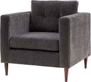 Gallery Direct Whitwell Armchair Charcoal | Shackletons