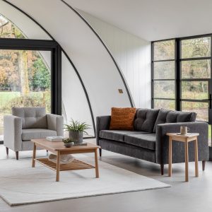 Gallery Direct Whitwell Armchair Light Grey | Shackletons