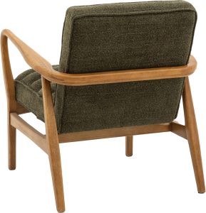 Gallery Direct Datsun Armchair Green Boucle | Shackletons
