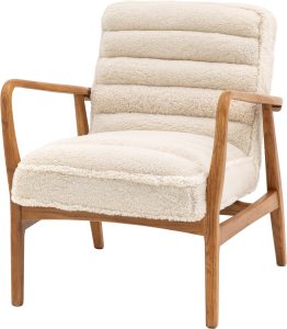 Gallery Direct Datsun Armchair Cream Sheepskin | Shackletons