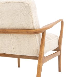 Gallery Direct Datsun Armchair Cream Sheepskin | Shackletons