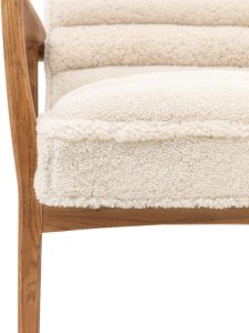 Gallery Direct Datsun Armchair Cream Sheepskin | Shackletons
