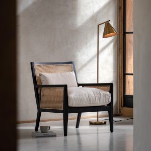 Gallery Direct Nagoya Armchair Cream | Shackletons