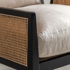 Gallery Direct Nagoya Armchair Cream | Shackletons