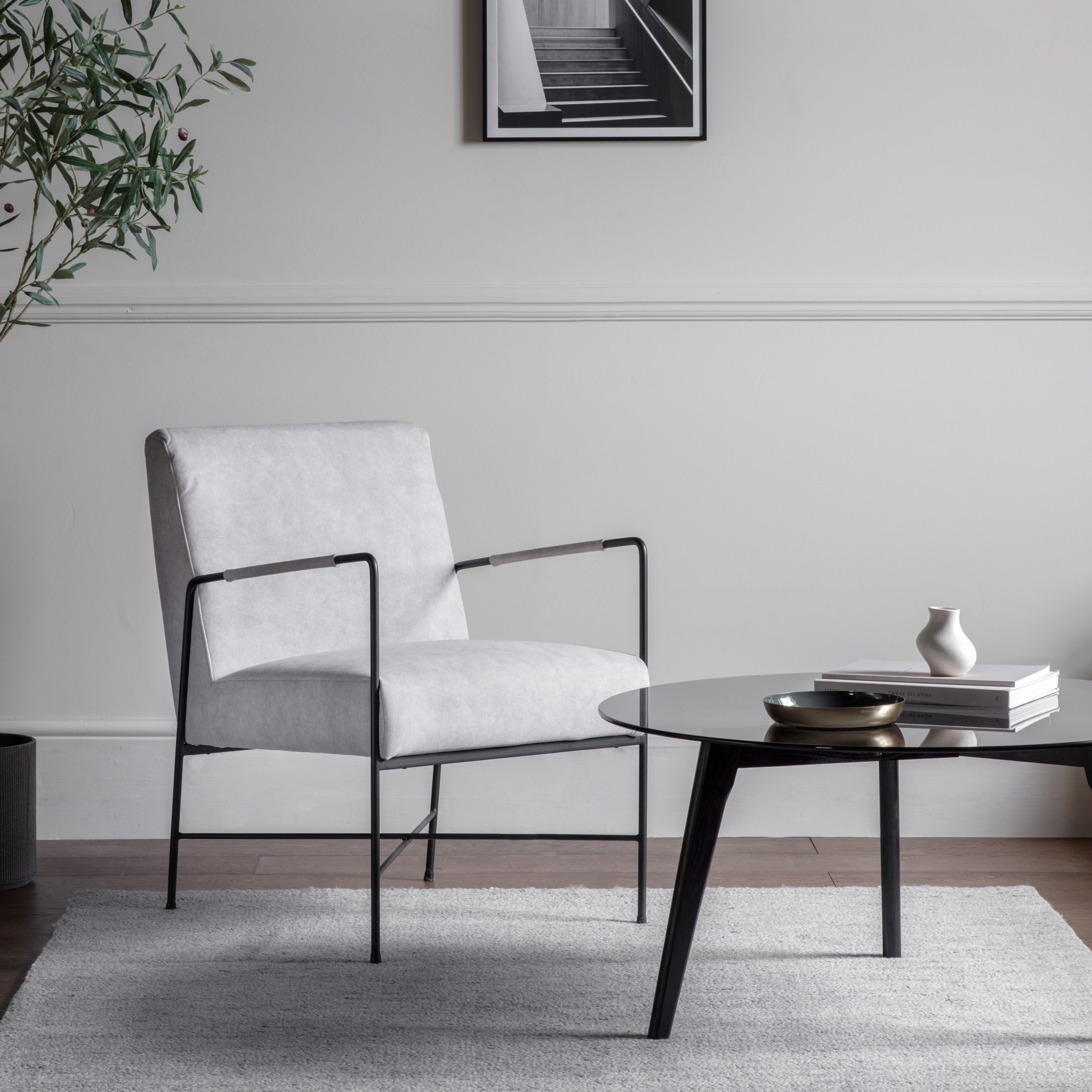 Gallery Direct Chartham Armchair White