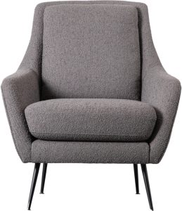 Gallery Direct Brompton Armchair Dark Grey Linen | Shackletons