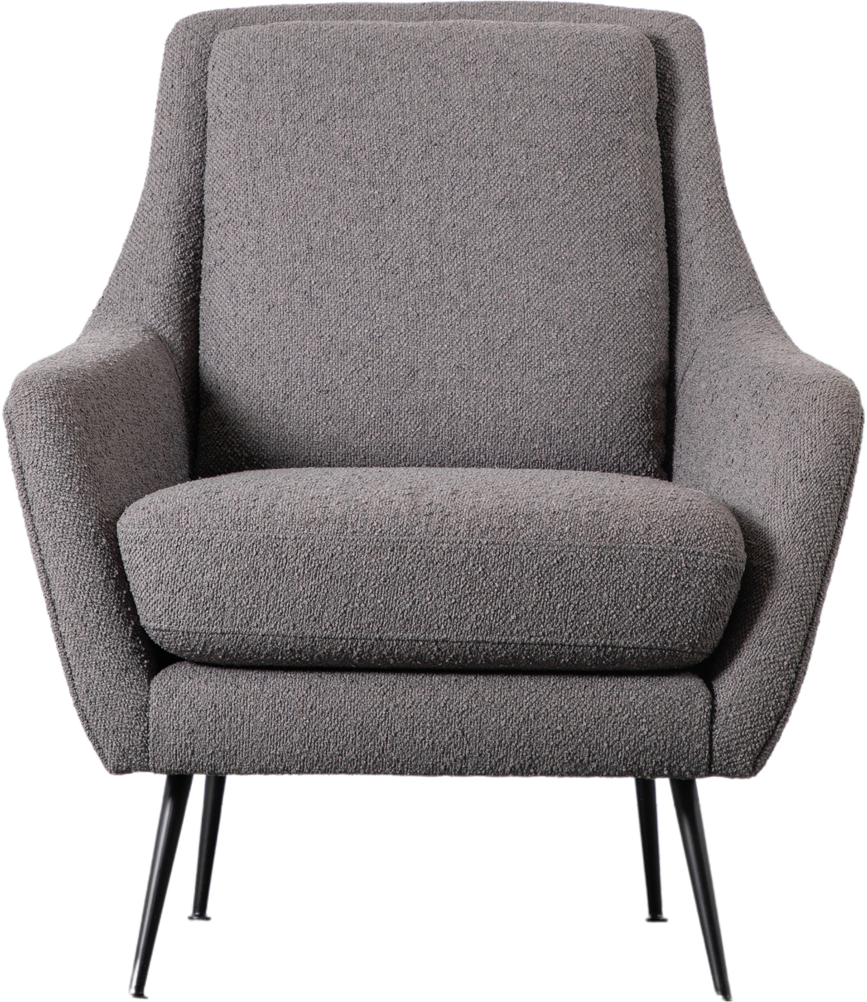 Gallery Direct Brompton Armchair Dark Grey Linen