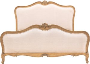 Gallery Direct Chic 6 Linen Upholstered Bed Weathered | Shackletons