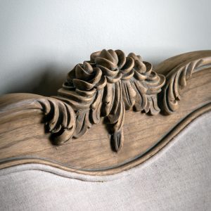 Gallery Direct Chic 6 Linen Upholstered Bed Weathered | Shackletons