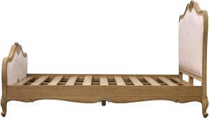 Gallery Direct Chic 6 Linen Upholstered Bed Weathered | Shackletons
