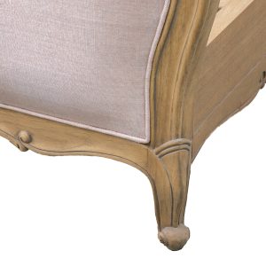 Gallery Direct Chic 6 Linen Upholstered Bed Weathered | Shackletons