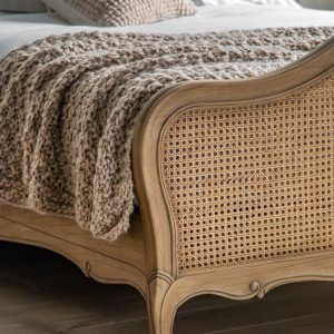 Gallery Direct Chic 5 Cane Bed Weathered | Shackletons