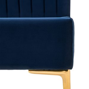 Gallery Direct Kensington 46 Bedstead Indigo | Shackletons