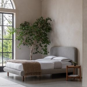 Gallery Direct Rabley 46 Bedstead Stone Grey | Shackletons