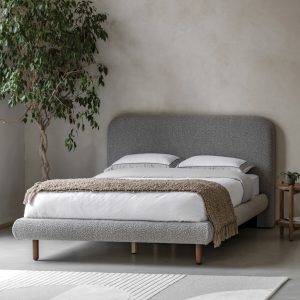 Gallery Direct Rabley 46 Bedstead Stone Grey | Shackletons