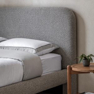 Gallery Direct Rabley 46 Bedstead Stone Grey | Shackletons