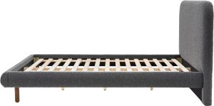 Gallery Direct Rabley 5 Bedstead Charcoal | Shackletons