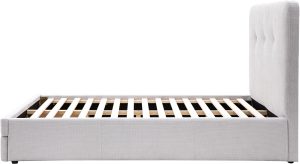 Gallery Direct Marlowe 2 Drawer Bedstead 5 Taupe | Shackletons