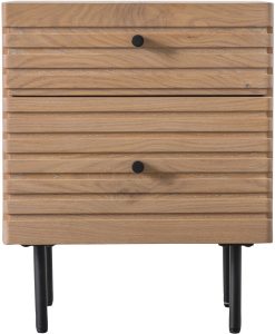 Gallery Direct Okayama 2 Drawer Bedside | Shackletons
