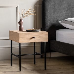 Gallery Direct Ashdown 1 Drawer Bedside Natural | Shackletons