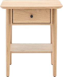Gallery Direct Hatfield 1 Drawer Bedisde Natural | Shackletons