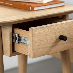 Gallery Direct Hatfield 1 Drawer Bedisde Natural | Shackletons