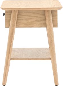 Gallery Direct Hatfield 1 Drawer Bedisde Natural | Shackletons