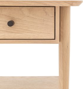 Gallery Direct Hatfield 1 Drawer Bedisde Natural | Shackletons