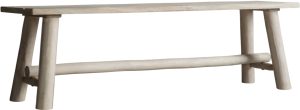 Gallery Direct Alberta Bench Natural Rustic | Shackletons