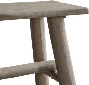 Gallery Direct Alberta Bench Natural Rustic | Shackletons