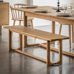 Gallery Direct Craft Dining Bench Natural | Shackletons