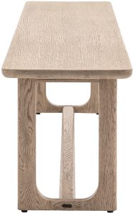 Gallery Direct Craft Dining Bench Smoked | Shackletons