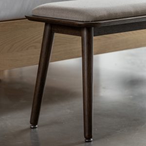 Gallery Direct Hatfield Bench Smoked | Shackletons