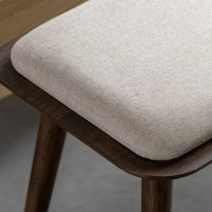 Gallery Direct Hatfield Bench Smoked | Shackletons