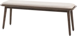 Gallery Direct Hatfield Bench Smoked | Shackletons