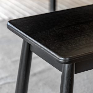 Gallery Direct Wycombe Dining Bench Black | Shackletons