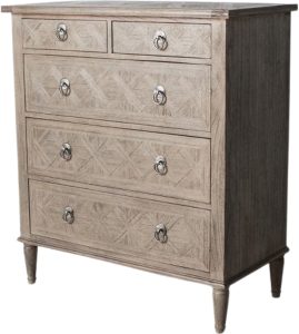 Gallery Direct Mustique 5 Drawer Chest | Shackletons